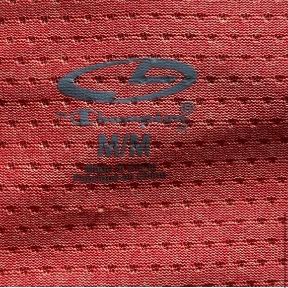 Champion Activewear Top Pink Coral Size M - Picture 5 of 6